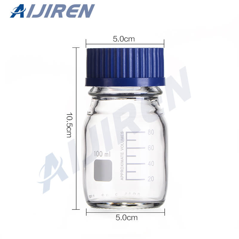 Wide Opening Purification Reagent Bottle Protect Liquids DWK